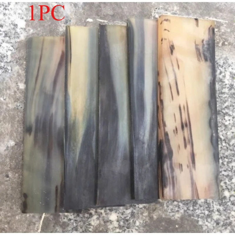 

1PC Natural Flower Sheep Horn Sheet Knife Blanks Plate Scales Handle Material DIY