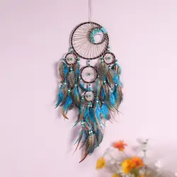 Dreamcatcher Pendant Handmade Dream Catcher Wall Decoration with Lucky Pendant Beads Wall Hangings Decor For Room Party Wedding