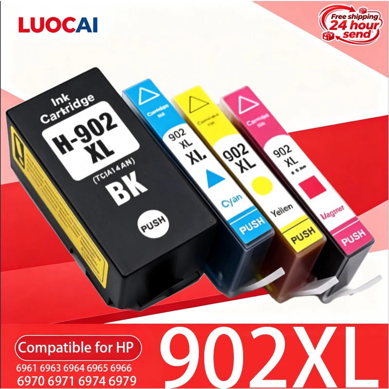 Compatible for HP 902XL 902 Ink Cartridge 902 Officejet Pro 6961 6963 6964 6965 6966 6970 6971 6974 6979 Printer
