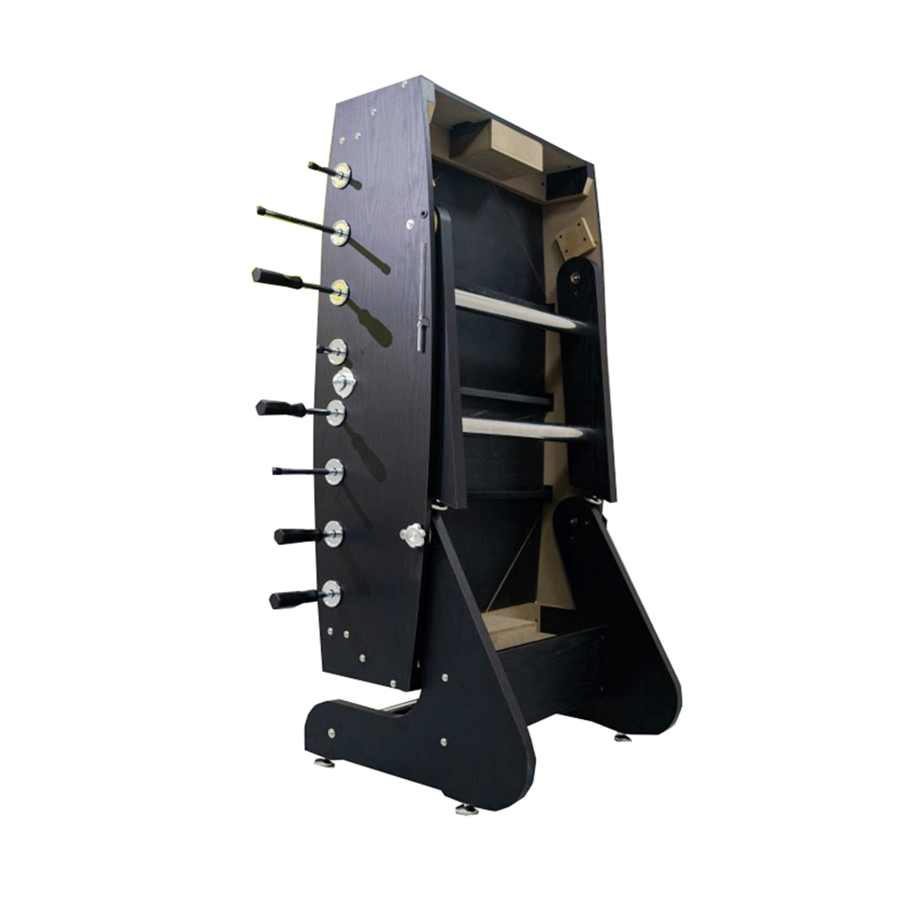 대형 인터랙티브 배틀 테이블 축구 8포스트 풋볼 테이블 장난감, 어린이 놀이용 듀얼 엔터테인먼트 머신