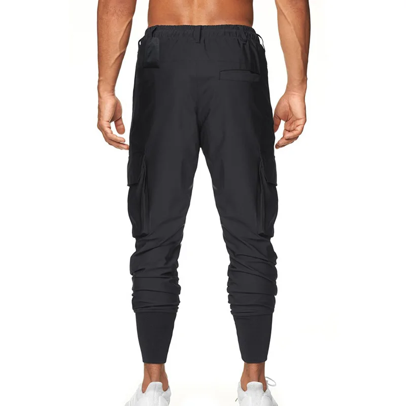 Men\'s Camo Casual Cargo Pants Gym Sport Fitness Joggers Running Trousers Workout Sweatpants Male Quick Dry Bodybuilding Clothing