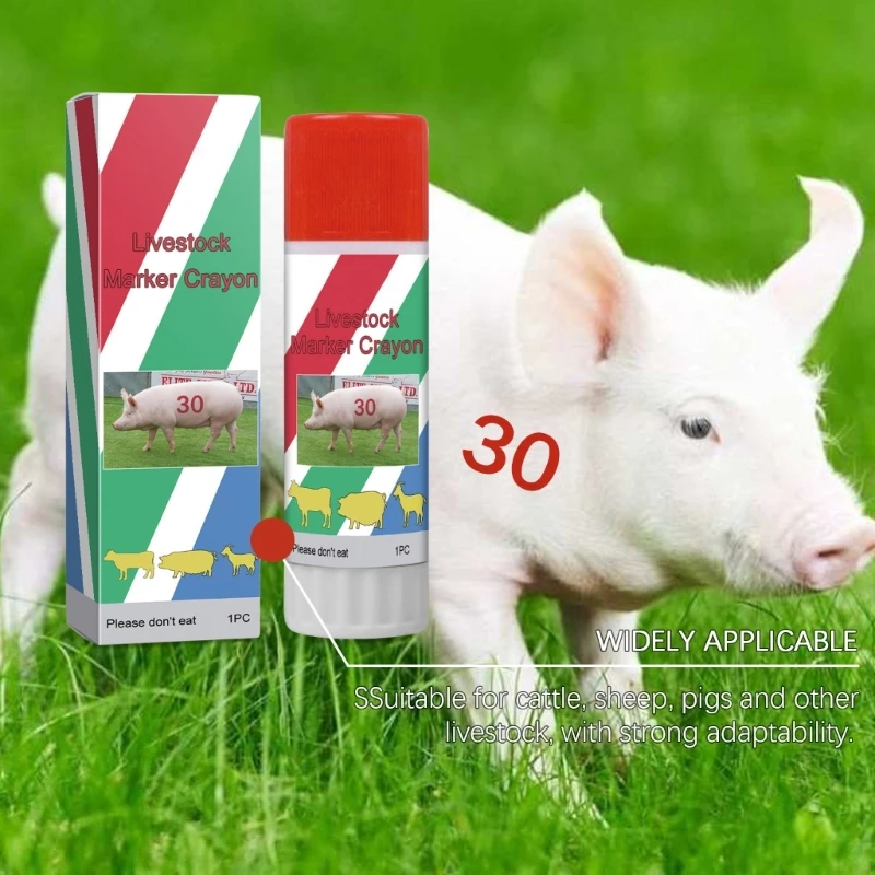 قلم رسم الماشية قلم تحديد الخنازير قلم تلوين الماشية للأبقار والأغنام ملحقات تعليم الماشية الزراعية