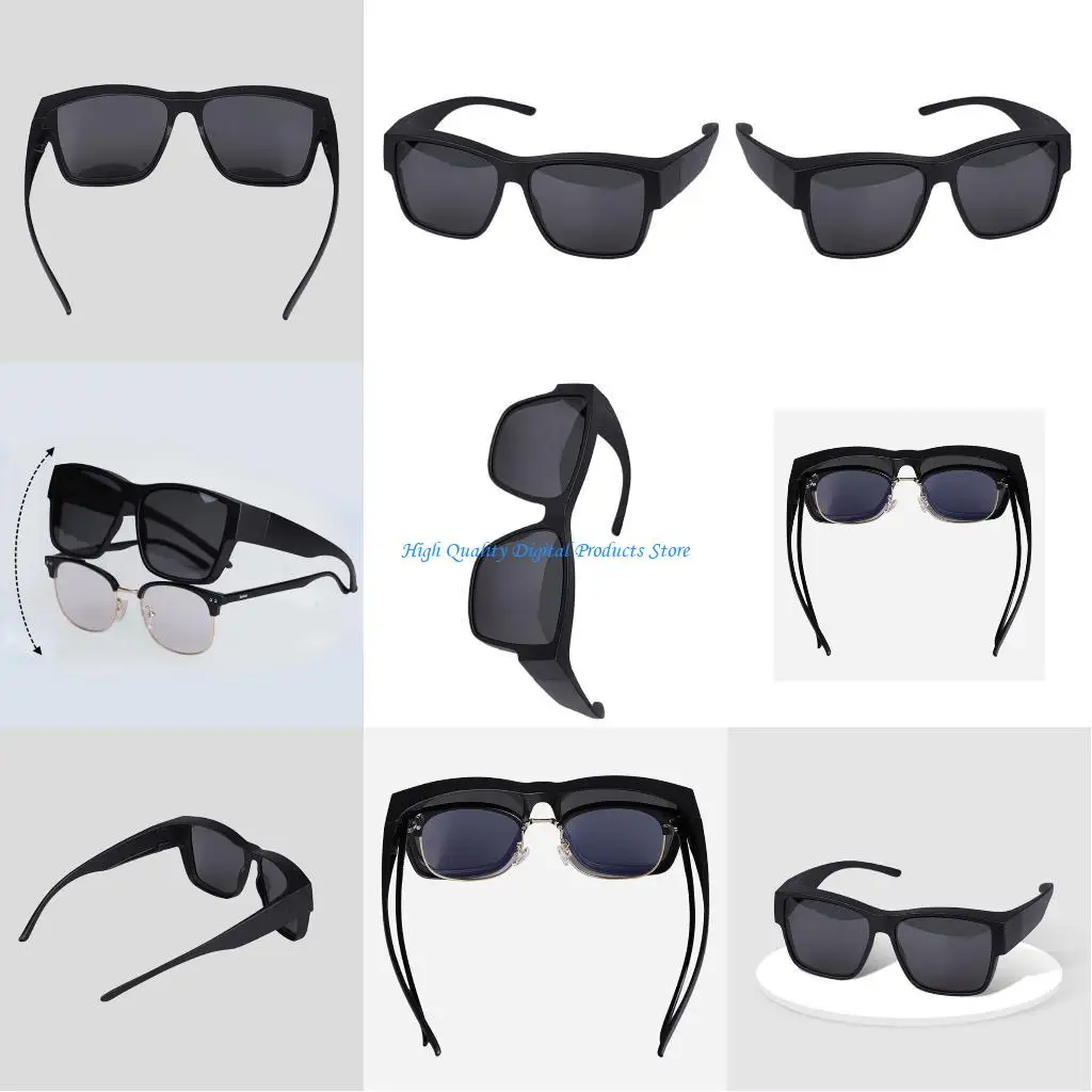 

U2JE Polarized Overglasses Driver Goggles with Protections Over Glasses Sunglasses
