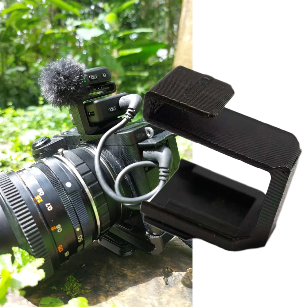 for DJI Mic Mini Hot Shoe Mount Adapter Bracket 3D Printed Holder for Camera Flash Interface Compatible with for DJI Mic Mini