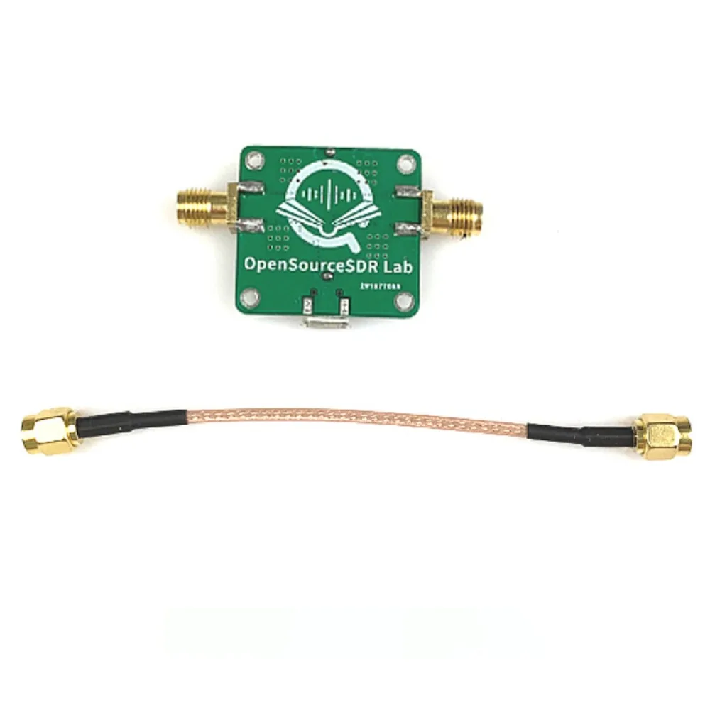 50MHz–6GHz Low Noise RF Amplifier, 20dB Gain, USB Power Supply Port, Compatible with HackRF One