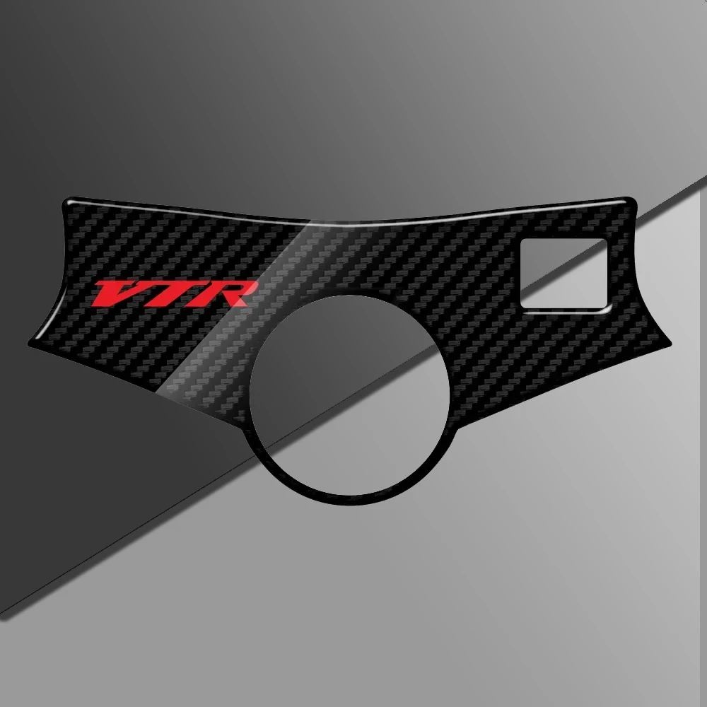 

For Honda VTR 1000 motorcycle modification with 3D carbon fiber texture three yoke protective sticker