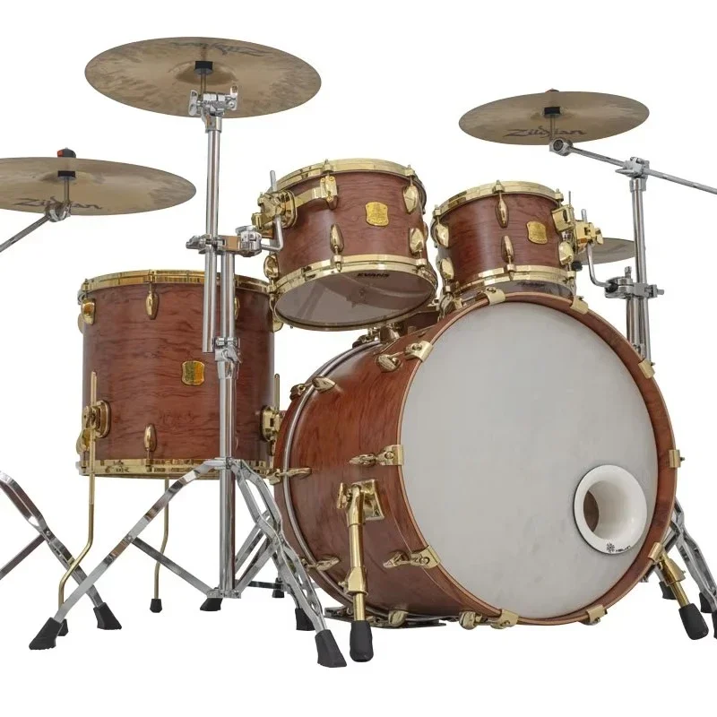 Hailun Yishujia Bubinga Burl Drum Sets High-quality Percussion Instrument Factory Direct Sales Factory Direct CHEAP