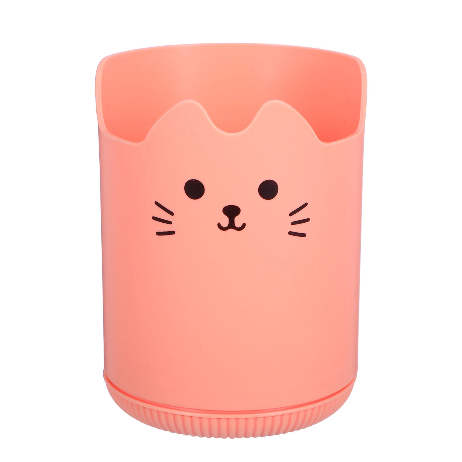 

Desktop Cartoon Pen Holder Large Capacity Pink Cute Pencil Organizer Storage Box Multi Functional Stationery Holder for Office