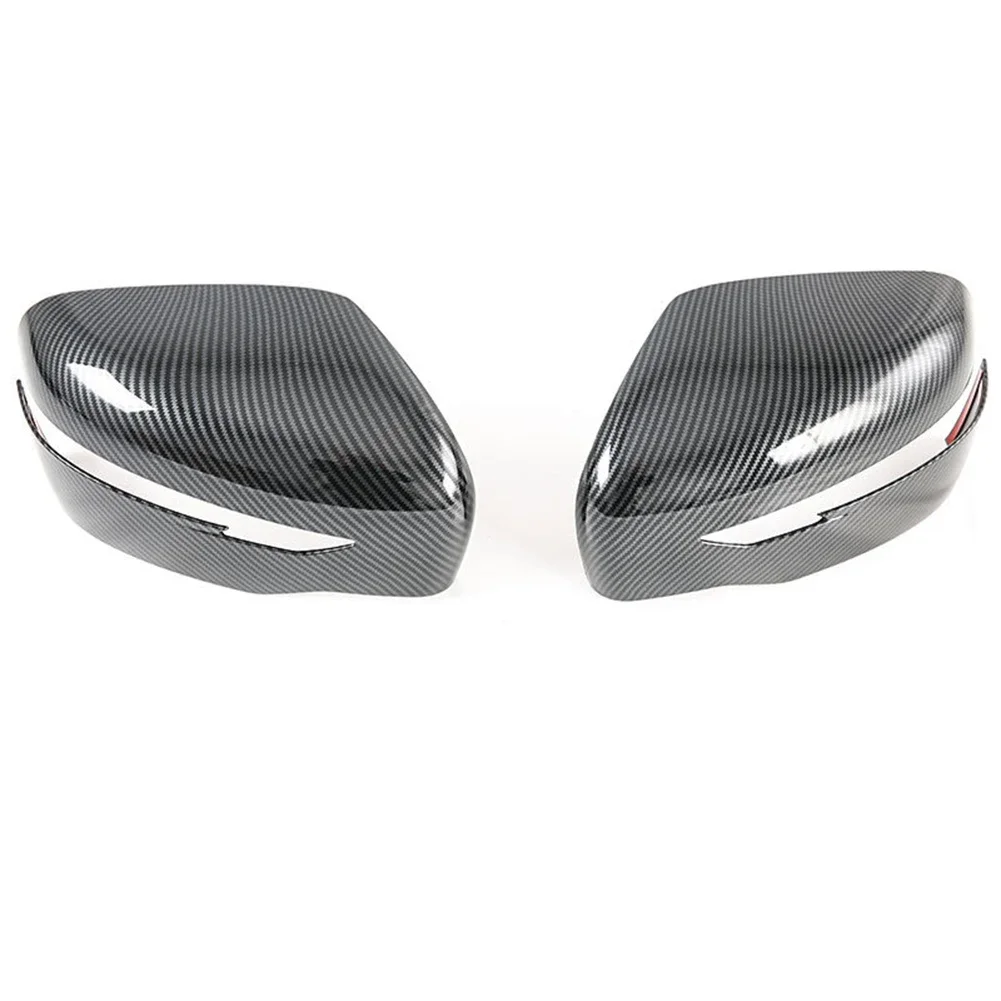

ABS Mirror Covers with Carbon Pattern for Nissan NP300 For Frontier 2015-2023 Front Left Right Side Exterior Use