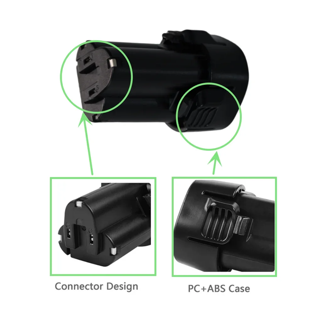 10.8V 3000/4000/5000mAh  for Makita Li-ion Battery for BL1014 DF030D DF330D LCT203W Rechargeable Power Tools battery