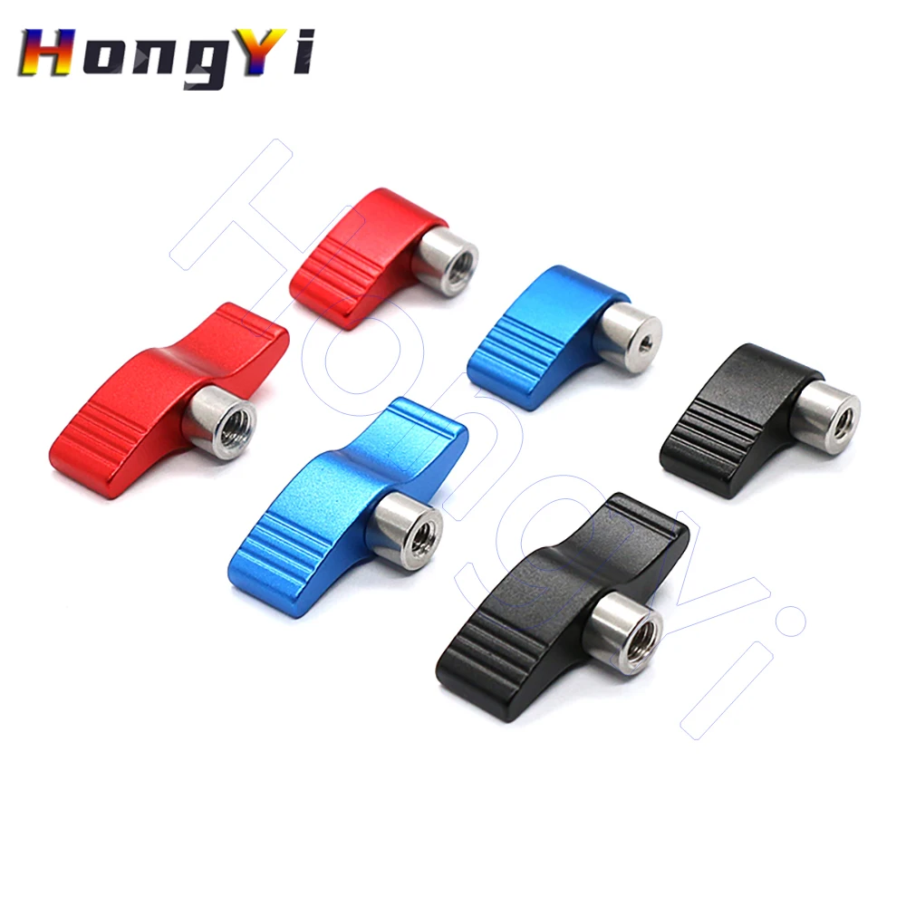 1PCS M3 M4 M5 M6 Thumb Nuts Aluminum Alloy Butterfly Shape Adjustable Handle Clamping Knob Tighten Nut for SLR Rail Rod Slider