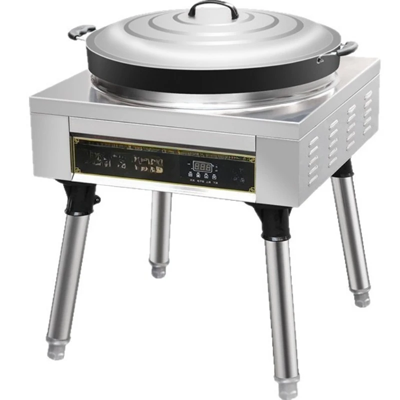 Fried bun stove, commercial fried bun pan, electric cake pan, gas, stall, pancakes, scones, pot stickers, fried dumplings.