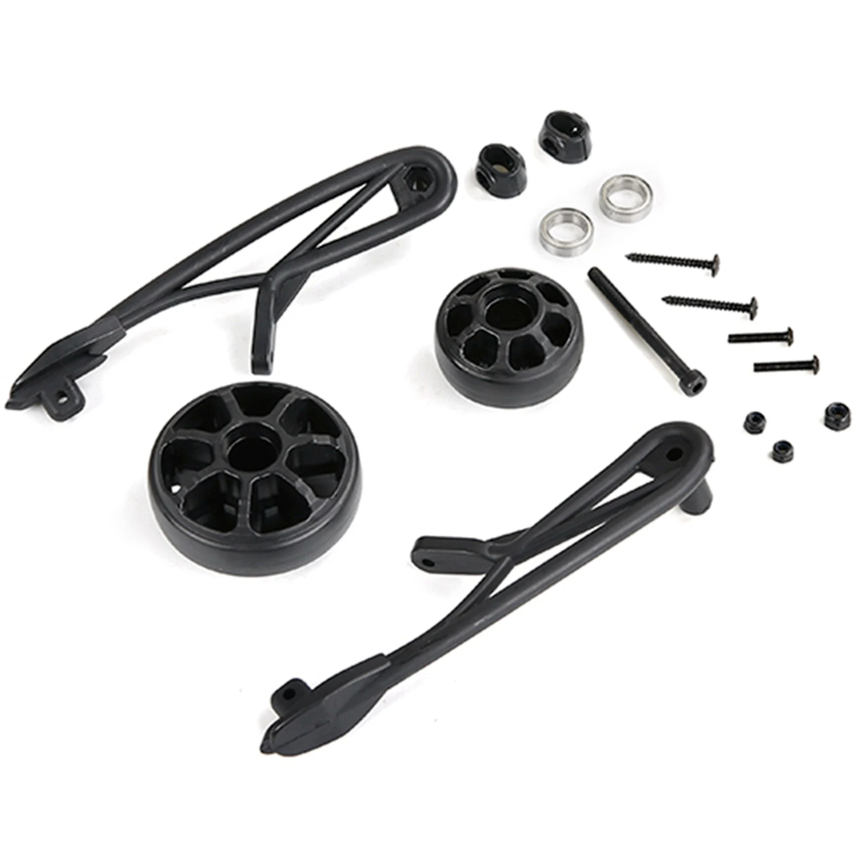B49B-4Pc 8MM Shock Absorber Tower Shaped Bellows Damping Dust Cover Kit For 1/5 Hpi Baha Km Baja & 1Set Rear Tail Pulley Kit