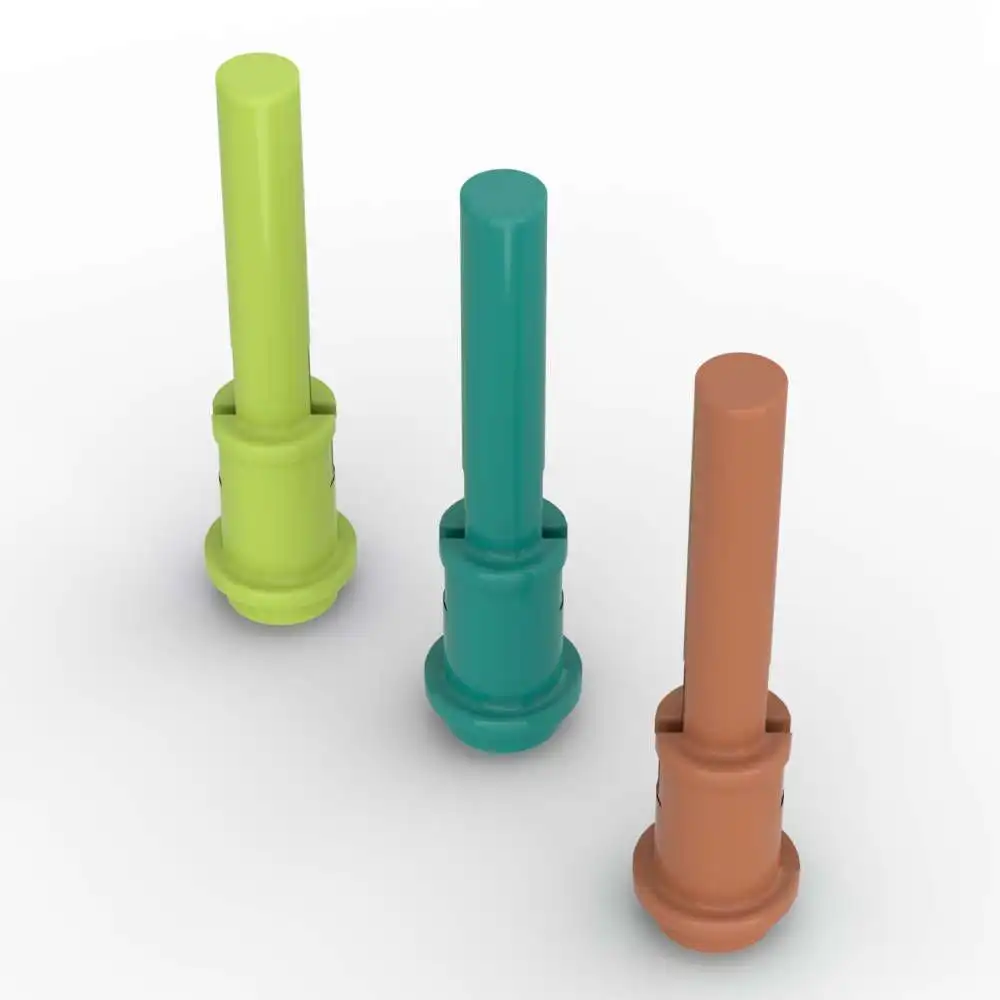 MOC 10 قطعة التراص 61184 مع 2L شريط تمديد الطوب دبوس 1/2 بديل بنة مضحك لعبة الكبار الأولاد هدية عيد