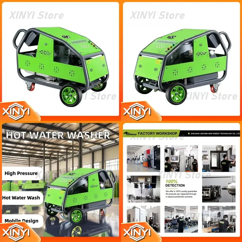 250Bar 7.5KW Multi Functional Industrial High Pressure Hot Water Jet Pressure Washer Heavy Industrial Cleaning Equipment fo
