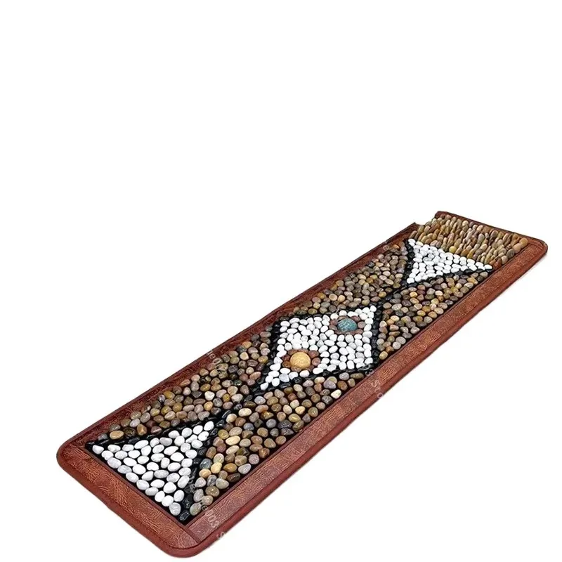 Electric Heating Pebble Foot Massage Pad Sole Acupoint Stone Foot Massage Blanket Rain Stone Floor Mat