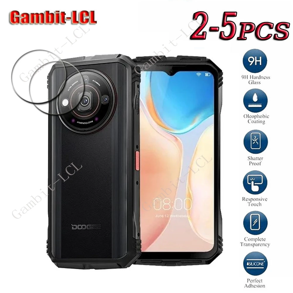 2PCS-5PCS Original 3D HD Purple Light Tempered Glass For Doogee V30 Pro DoogeeV30Pro V30Pro Camera Lens Protector Cover Film