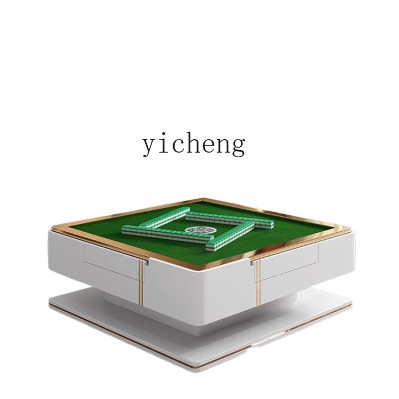 

ZC Automatic Lifting Mahjong Machine Multi-Function Coffee Table Table Stone Plate Dining Table Dual-Use Mahjong Table