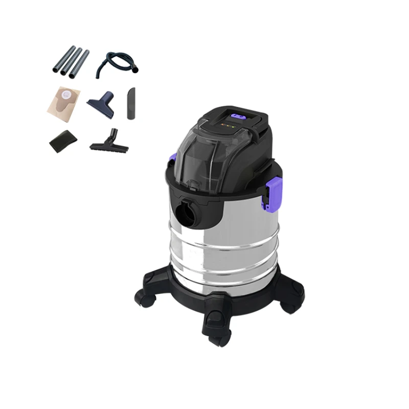 Cordless Compact Canister Vacuum Cleaner Batteries not Included with Professional Accessory Set