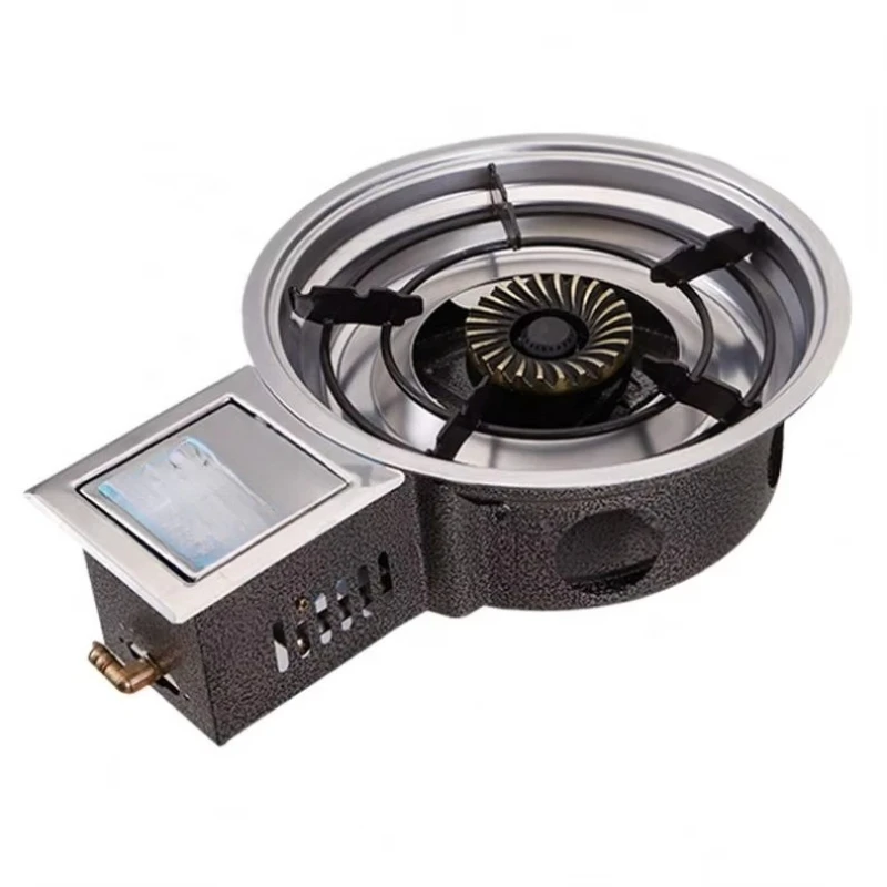 

Professional Gas Stoves for BBQ Grills for Restaurants with Griddle Cooker and Grill Table