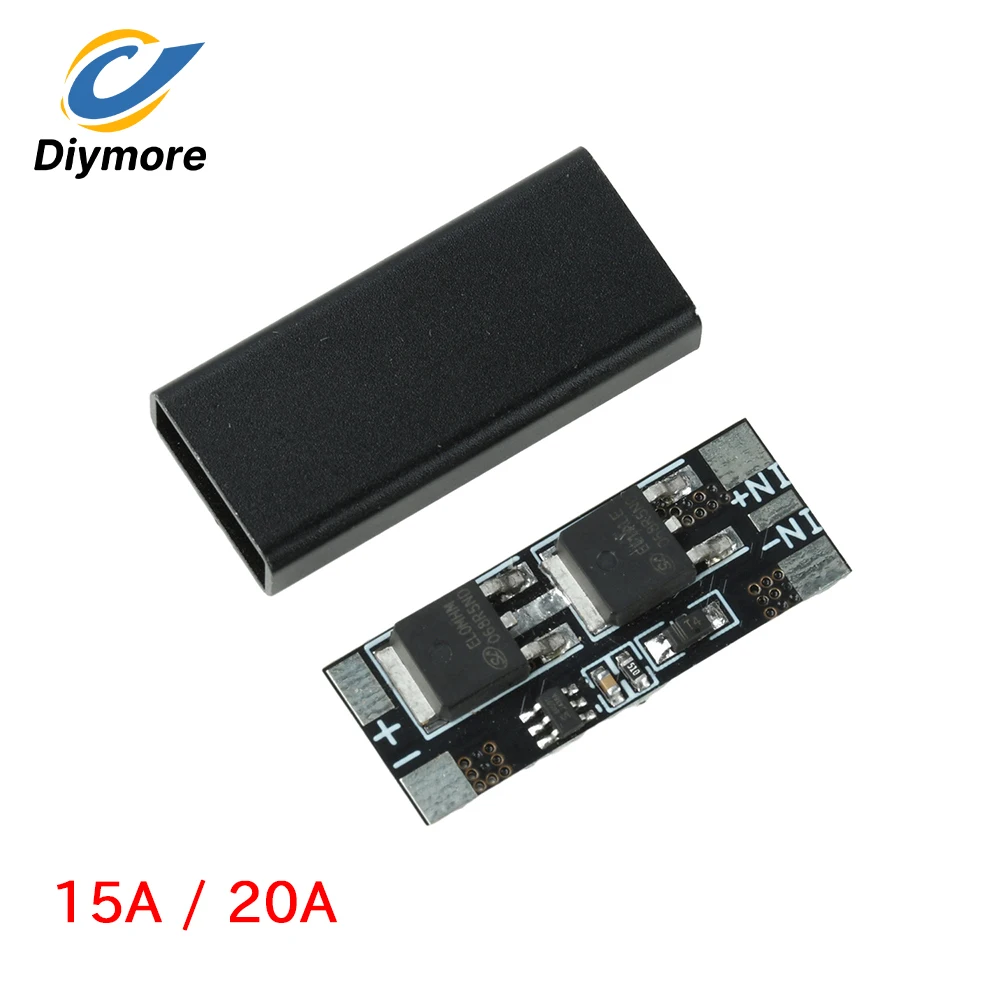 Ideal Diode Board Module  Dual MOS Parallel Replace Schottky Diode  DC1-60V 20A / DC1-30V 15A Power Anti-backflow Module