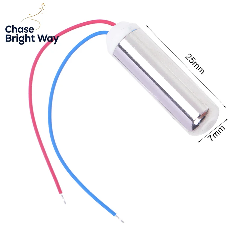 18000rpm DC Coreless Motor Built-in Vibration Waterproof Vibration Motor For Electric Toothbrush Toys Parts 7x25mm
