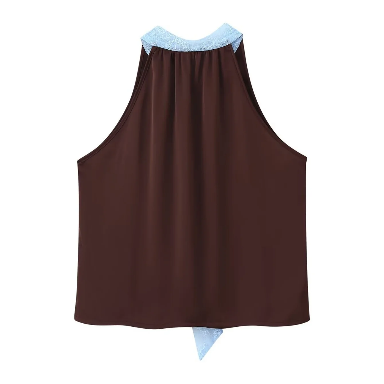 Donna Primavera Estate Nuovo set di gonne con giunture ricamate in pizzo sexy o gilet con lacci elegante con scollo a V femminile o mezza gonna da donna