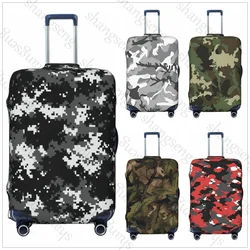 camouflage Thick Elastic Luggage Protective Cover Zipper Suit For 18-32in Bag Suitcase Covers Trolley Cover Travel