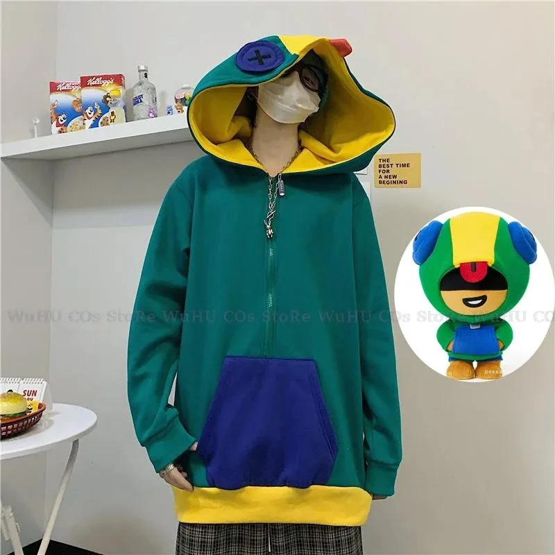 ss23Leon Cosplay Legendary Coat Hoddies Outfit Uniform Anime Unisex Top Shorts Hallowen Party Role Play Clothes Plus Size