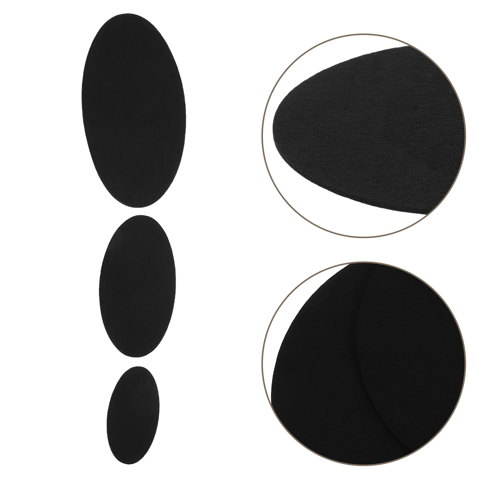 

6Pcs Dual-Sided Felt Pads Absorbent Coasters for Drinks Flower Round Multi-Size Pot Protectors Table Mats Indoor
