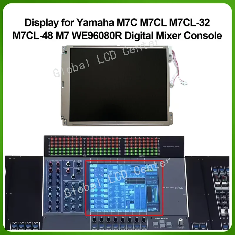 Original 10.4 inch LCD Display with touch screen for Yamaha M7C M7CL M7CL-32 M7CL-48 M7 WE96080R Digital Mixer Console