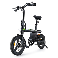 isinwheel U1 Adult Electric Bike 250W Motor 36V7.8Ah lithium Battery City Commuter Folding Ebike 14 inch tire Electric Bicycle