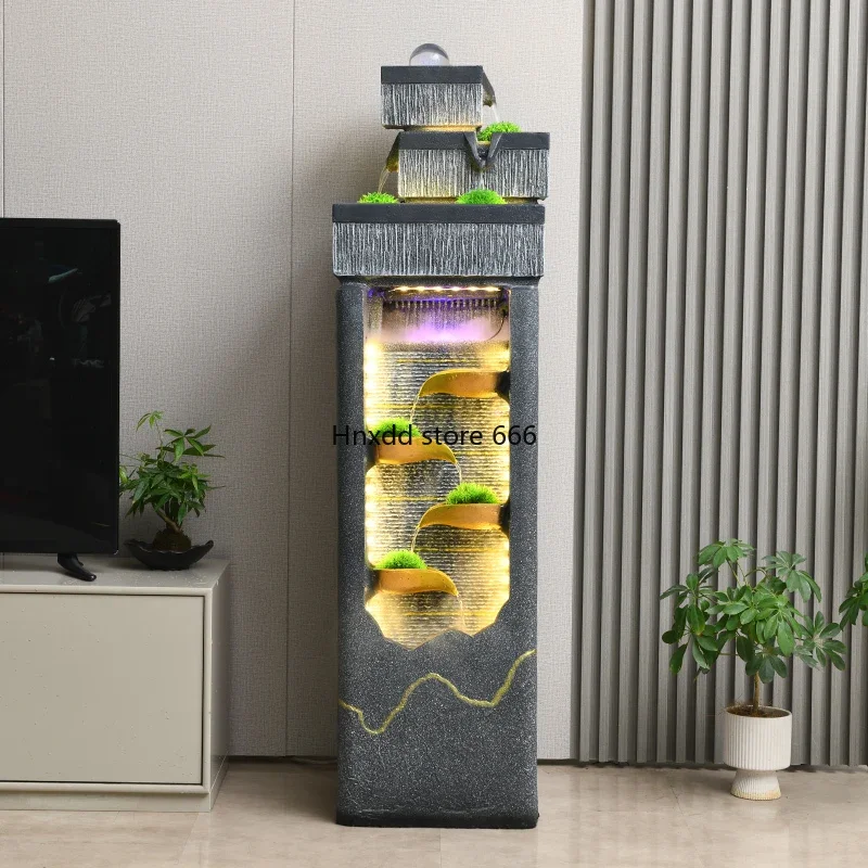 Rockery flowing water fountain landscape circulating water office living room decoration