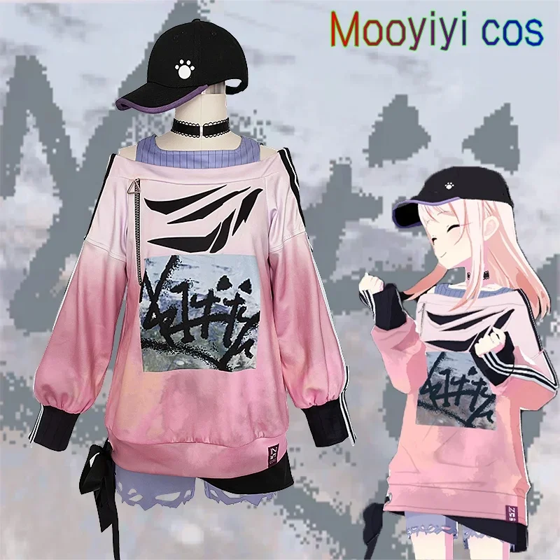 MN1 Akiyama Mizuki Cosplay Costume for Halloween,Christmas Role Playing Party, Comic Exhibition Game, PJSK Size S-XL New9*Jy