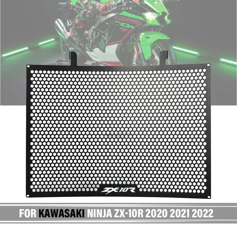 

For KAWASAKI NINJA ZX-10R ZX 10R ZX10R 2020 2021 2022 Radiator Grille Cover Guard Protection Protetor Motorcycle Accessories