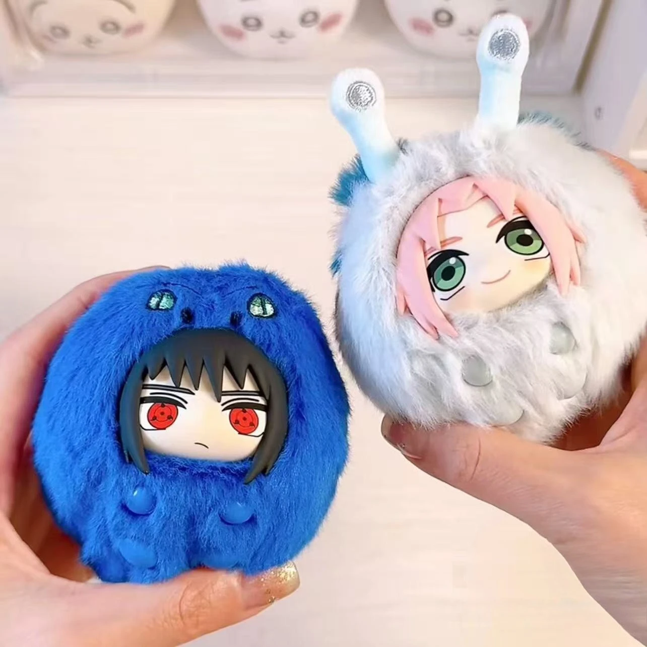 Original Naruto Uchiha Sasuke Uzumaki Naruto Haruno Sakura Hatake Kakashi Plush Blind Box Anime Cartoon Birthday Gift Trendy Toy