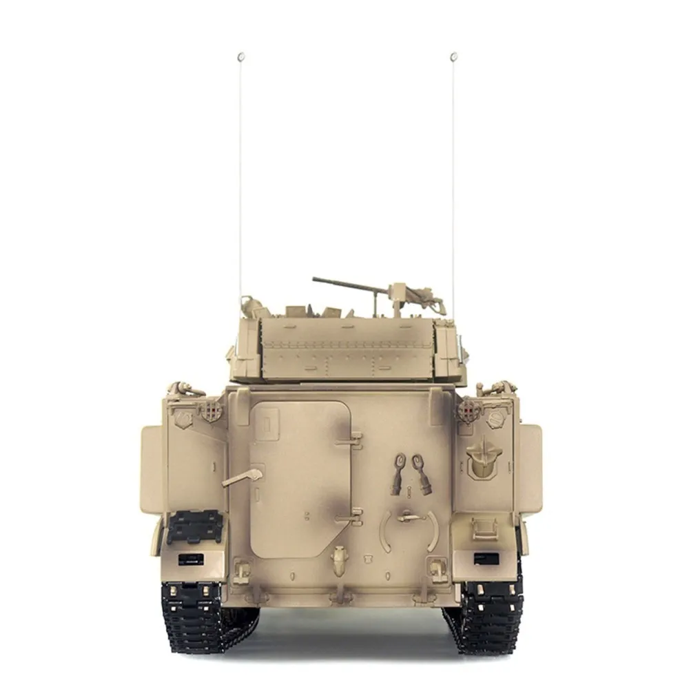 TD 1/16 RC Carro Armato Militare M2412-A M113A1 MRV 320 Torretta Barilotto Rotante Recoil Ruota di Guida A Infrarossi Radiocomando Panzer Modello