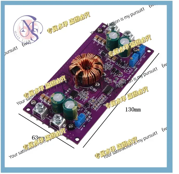250W Suitable for Solar MPPT CC-CV Charging LT8705 20A DC-DC Drop/Boost/Regulator Power Accessories