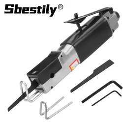 Alloy Pneumatic Reciprocating Saw Handheld Pneumatic Tool for Cutting Metal Wood Plastic, 1/4