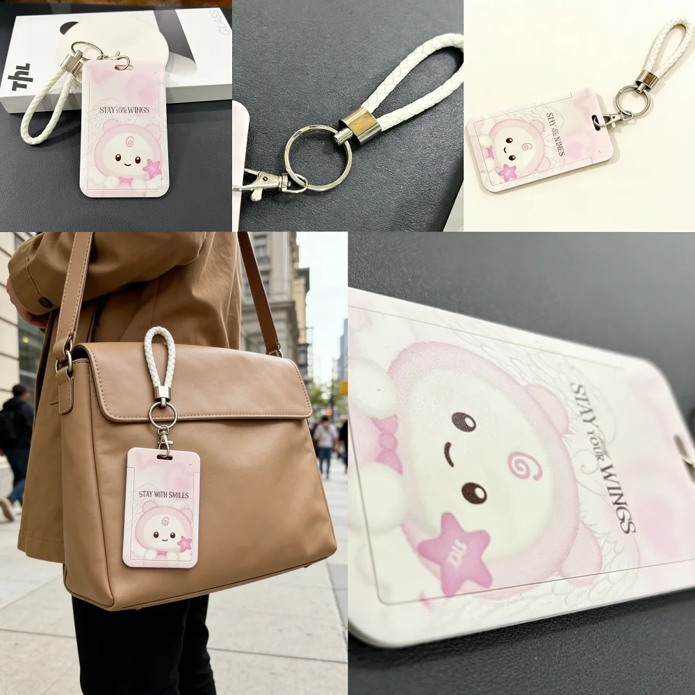 

Stray Kids' brand new SKZOO stay with your wings, Felix BANGCHAN cute card holder, student ID holder, bus meal card holder