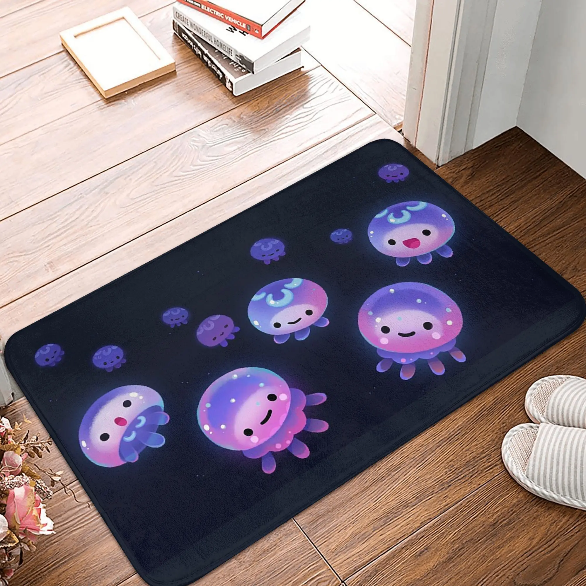 Baby jellyfish Non-slip Doormat Floor Mat Antiwear Carpet Rug for Kitchen Entrance Home Living room Footpad Mats