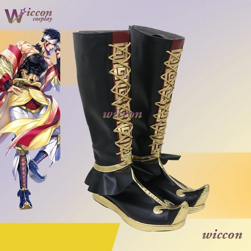 

CosR аниме Record Of Ragnarok Emperor Shi Huang Di Qin Shi Huang Косплей Ying Zheng Обувь для косплея Сапоги Вечеринка Хэллоуин Рождество