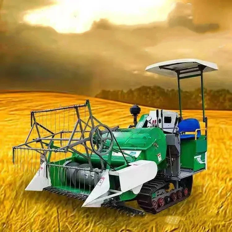 Household High-efficiency Combine Harvester From Factory
