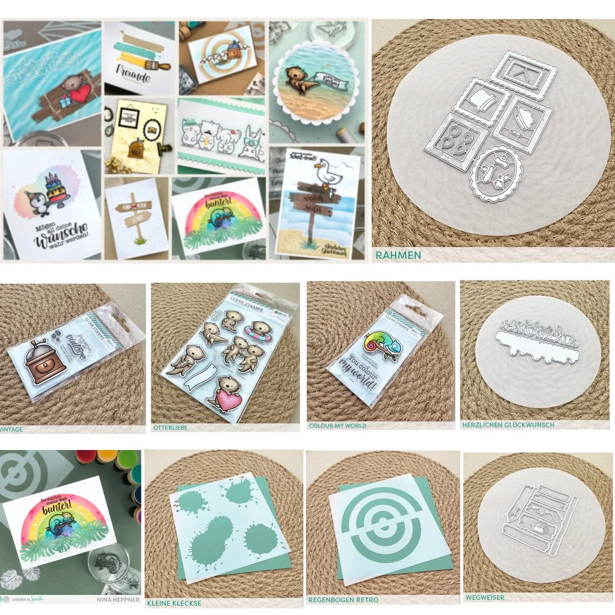 

Animal Rahmen Rainbow DIY Metal Cutting Dies Stamps Stencil Scrapbook Embossed Handcraft Card Craft Supplies Decoration 2025 New