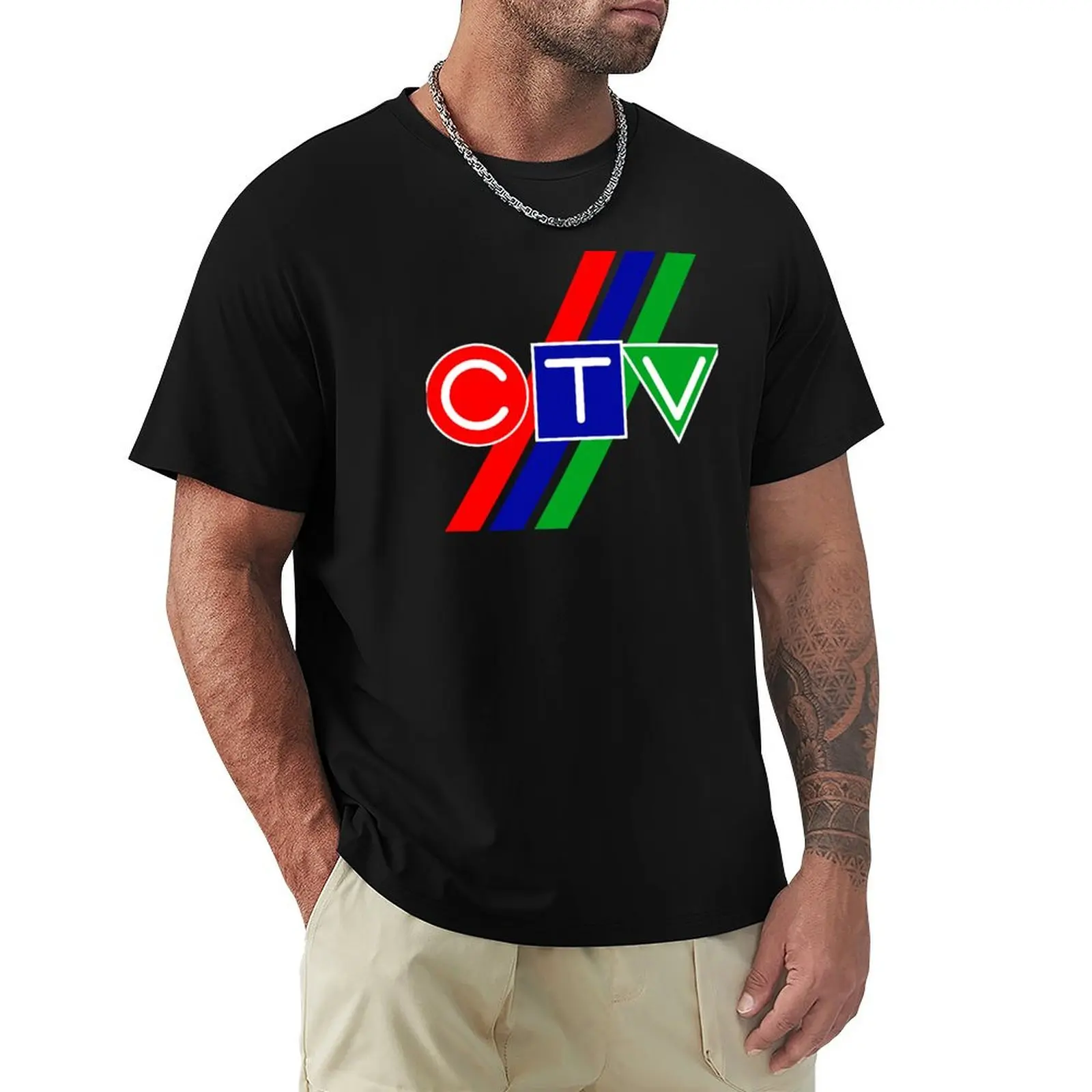 CTV The Choice Of Canadians T-Shirt Everyday Wear Basic Short Sleeve Top