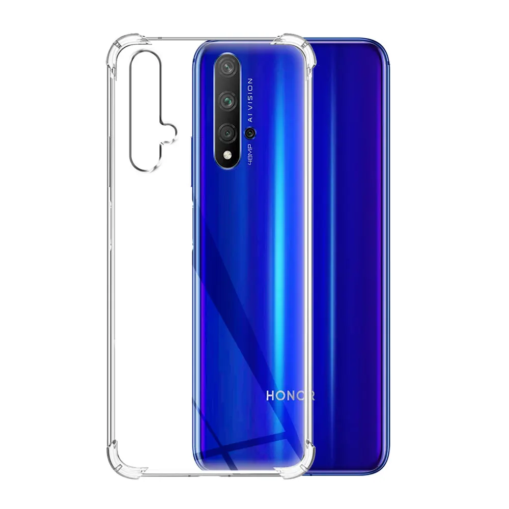 For Huawei Honor 20 Case Clear Shockproof Silicone Soft Phone Cover Cases For Honor 20 Coque For Honor 20 Transparent Fundas