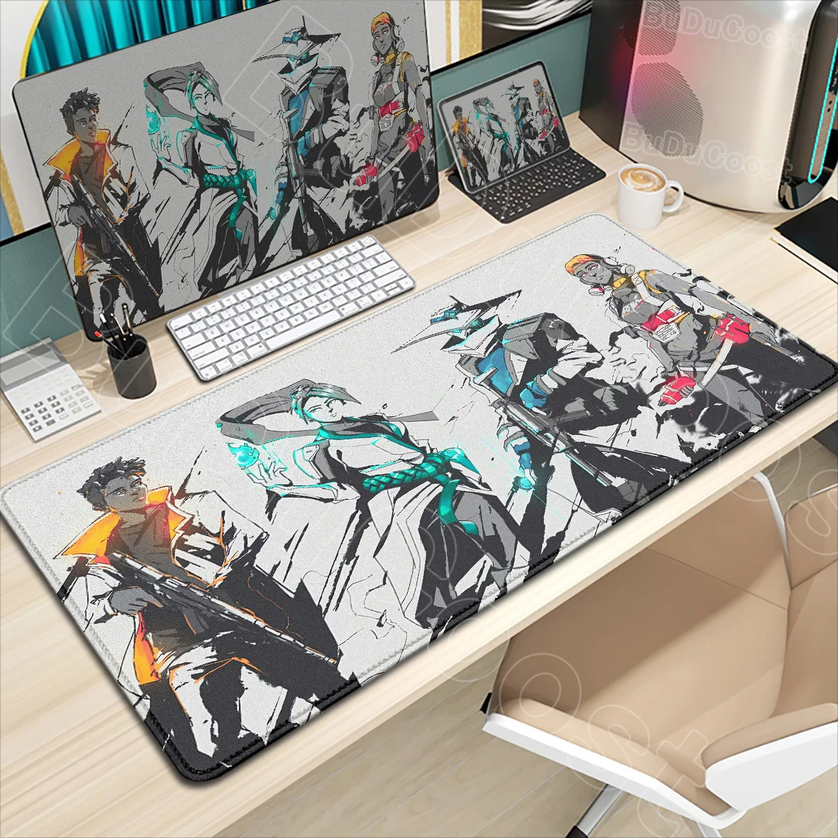 

Non-slip Rubber E-sports Valorant Mouse Pad Laptop Gaming Computer Custom New Mousepad MousePads Natural Soft PC Table Desk Mat