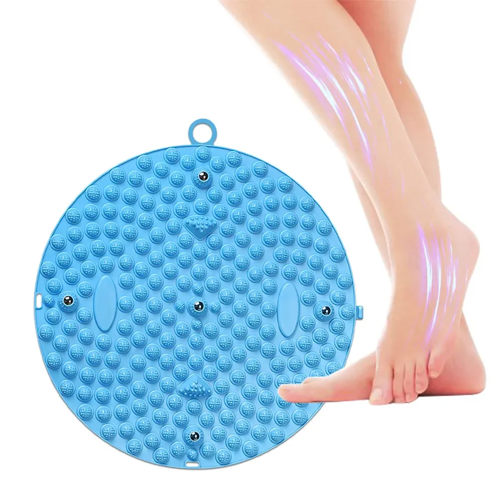 TPE Magnetic Foot Massage Pad Acupressure Yoga Mat Finger Pressure Point Board Muscle Relaxation Feet Care Tool Acupoint Massage