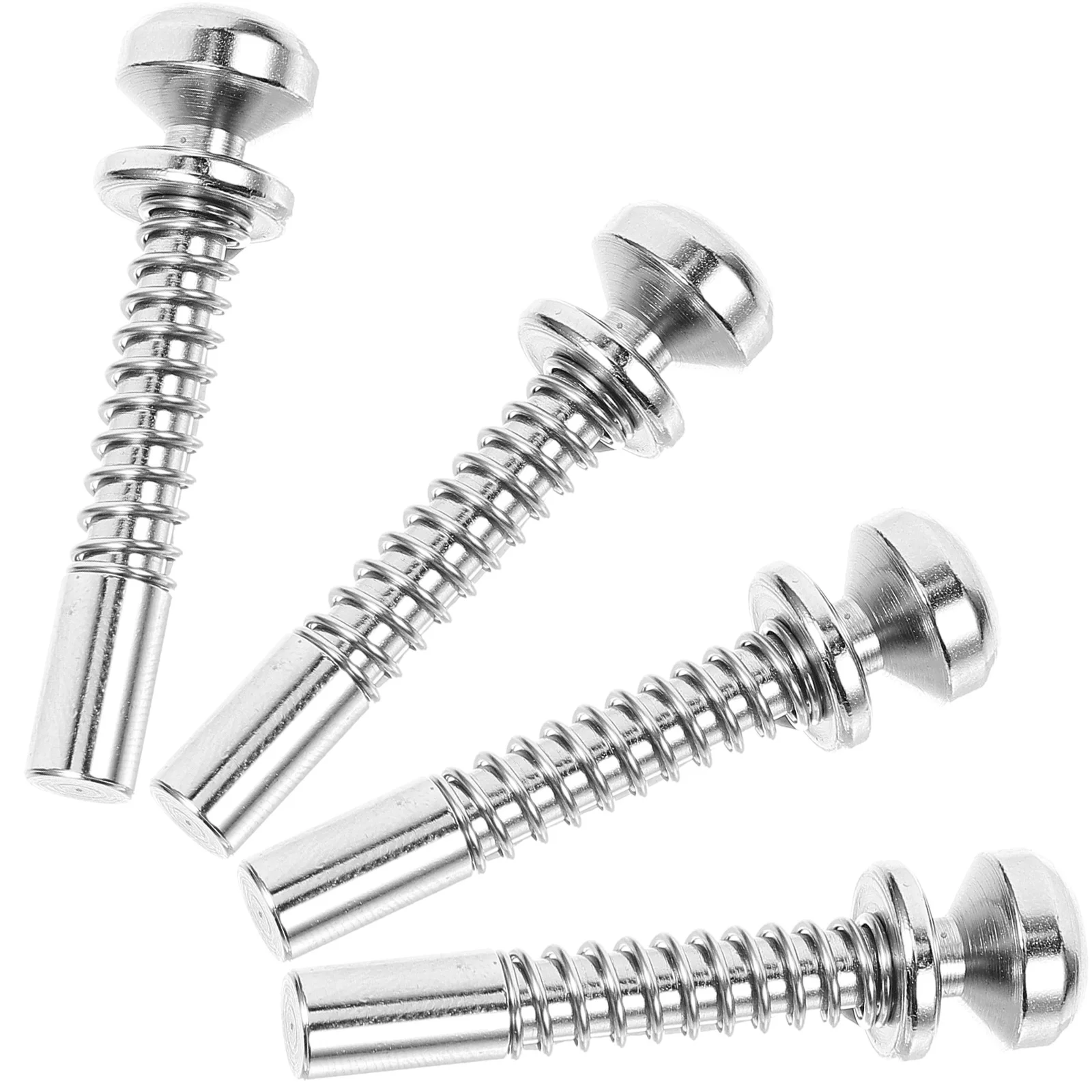 

4Pcs Crib Latches Spring Loaded Plunger Pins for Bed Cabinet Window Screen Locks Durable Replacement Fastening