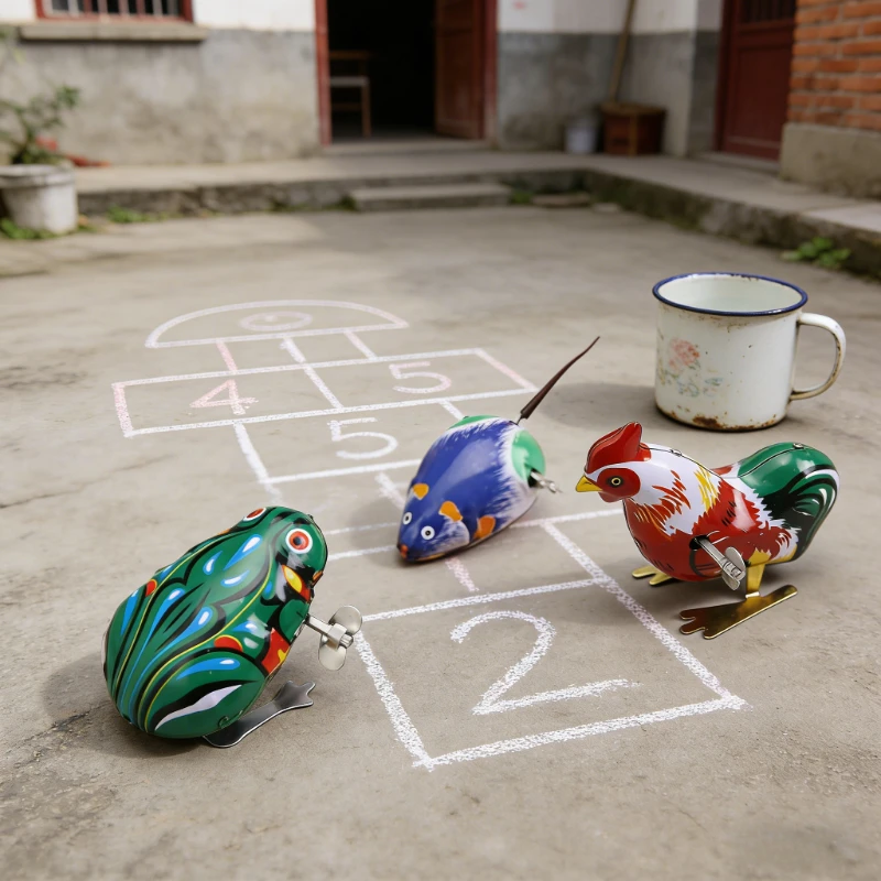 

Игрушки на пружинке: жестяные лягушки, кролики, мышки, курицы. Призы для детских праздников, ностальгические подарки TMZ